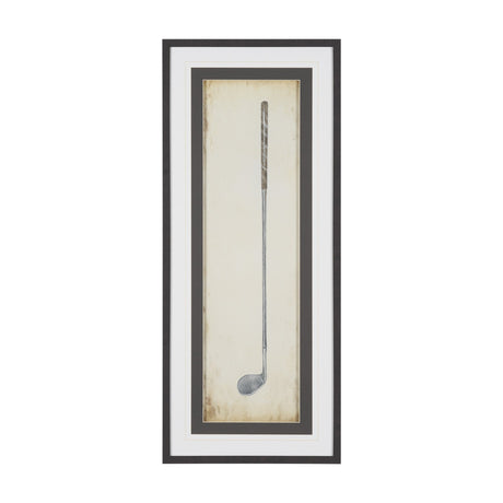 Vintage Golf Club IV by Mercana Studio Hand-Embellished Textured Framed Artwork Matted under Glass from Mercana - Luna Furniture