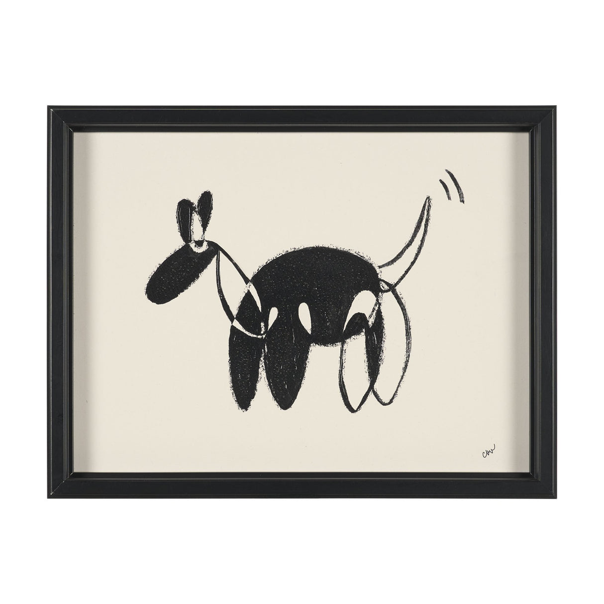 The Goodest Boy by Cristina Bartl Villa Hand-Embellished Textured Framed Artwork from Mercana - Luna Furniture