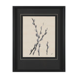 Pussy Willow by Cristina Bartl Villa Hand-Embellished Textured Framed Artwork Matted under Glass from Mercana - Luna Furniture