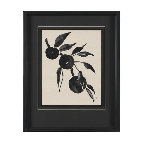 Orange Tree by Cristina Bartl Villa Hand-Embellished Textured Framed Artwork Matted under Glass from Mercana - Luna Furniture