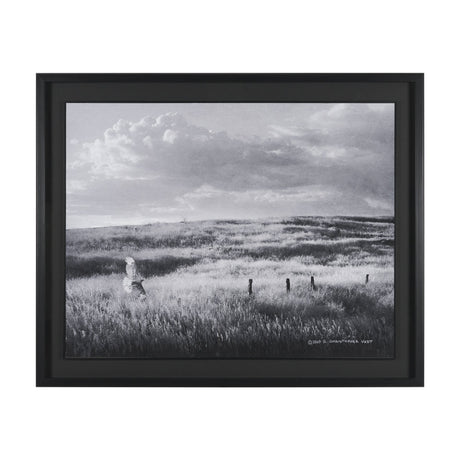 Fence Line Flight I by R. Christopher Vest Textured FramedPhoto Print Matted under Glass from Mercana - Luna Furniture