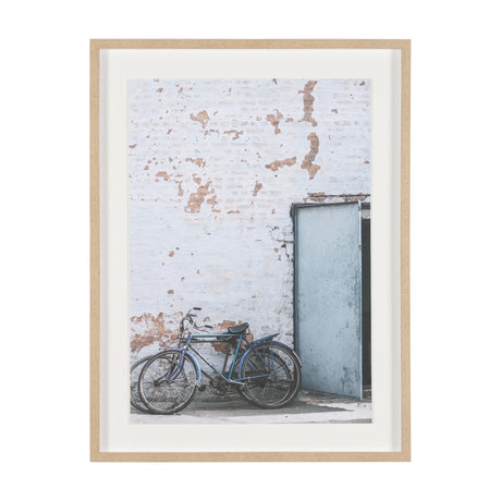 Rustic Bicycyle Scene by Shot By Clint Framed Photo Print Matted under Glass from Mercana - Luna Furniture