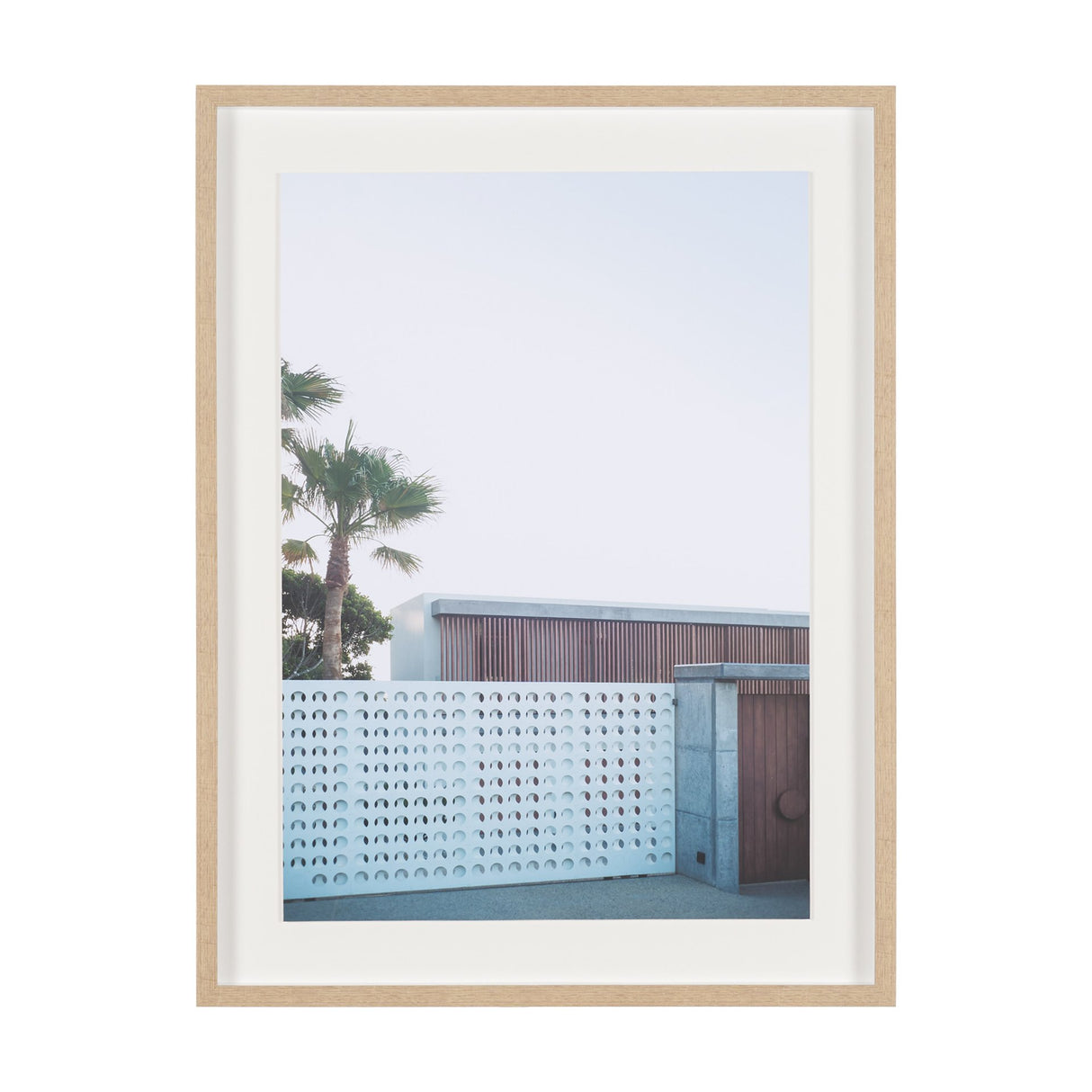 Modern Oasis View by Shot By Clint Framed Photo Print Matted Under Glass from Mercana - Luna Furniture