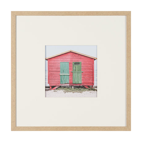 Beachfront Cabin by Shot By Clint Framed Photo Print Matted Under Glass from Mercana - Luna Furniture
