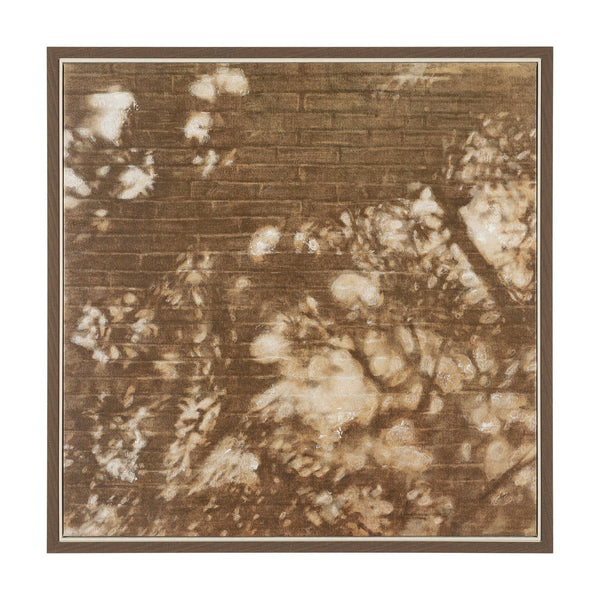 Wall of Shadows I by Mercana Studio Hand-Embellished Textured Framed Canvas Artwork