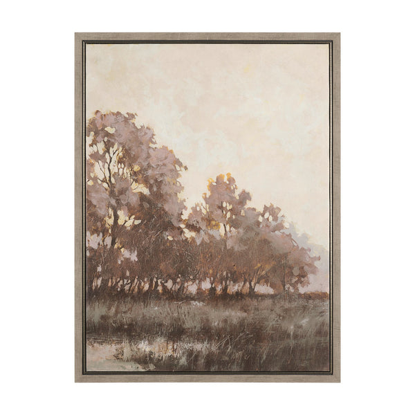 Calm Horizon II by Mercana Studio Hand-Embellished Textured Framed Canvas