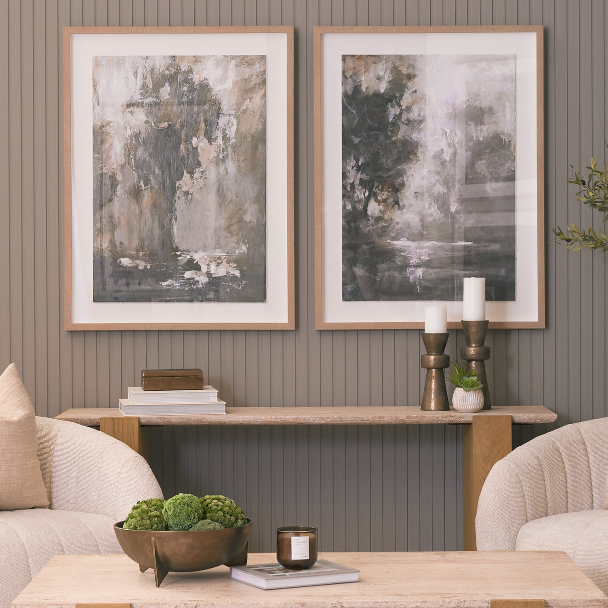 Forest Whispers I by Mercana Studio Hand-Embellished Textured Framed Artwork Matted under Glass from Mercana - Luna Furniture