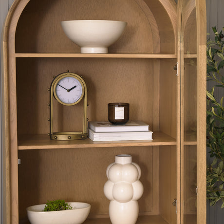 Tyren Cream Glazed Decorative Round Ceramic Bowl from Mercana - Luna Furniture