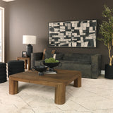 Hewitt Square Smooth Reclaimed Wood Coffee Table from Mercana - Luna Furniture