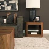 Dunmore Solid Wood Rectangular Open Shelf Side Table from Mercana - Luna Furniture