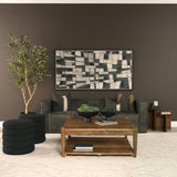 Lucan Mid-Dark Brown Reclaimed Wood Side Tables from Mercana - Luna Furniture