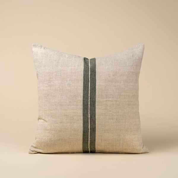 Emmett 20x20 Linen Pillow, Natural Cover, Set of 2