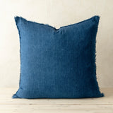 24x24 Lina Linen Pillow Cobalt Cover, Set of 2 from Mercana - Luna Furniture