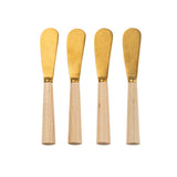Maple Wood Spreaders S/4, Tumbled Gold, Set of 4 from Mercana - Luna Furniture