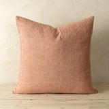 Lina 24x24 Linen Pillow Redwood Cover w/Filler, Set of 2 from Mercana - Luna Furniture