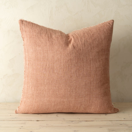 Lina 24x24 Linen Pillow Redwood Cover w/Filler, Set of 2 from Mercana - Luna Furniture