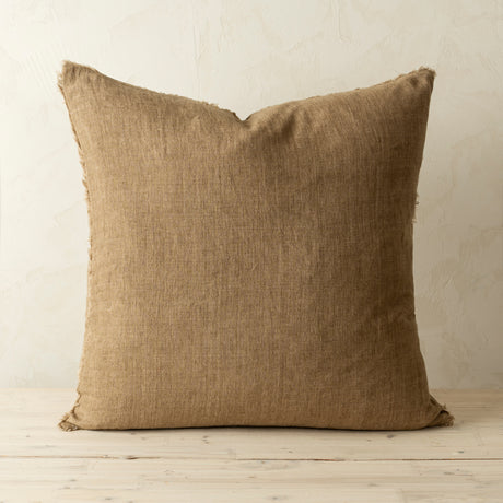 Lina 24x24 Linen Pillow Hazelnut Cover w/Filler, Set of 2 from Mercana - Luna Furniture
