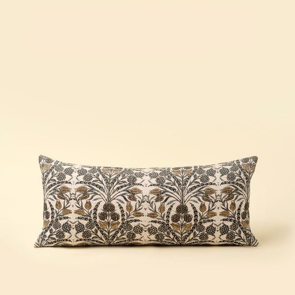 Tropicana 14x31 Kantha Pillow Cover w/Filler, Set of 2
