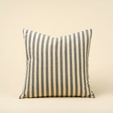 Narrow Stripe 20x20 Pillow Slate Grey Cover w/Fill, Set of 2 from Mercana - Luna Furniture