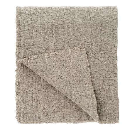 Malabar Throw Blanket Stone, Set of 2 from Mercana - Luna Furniture