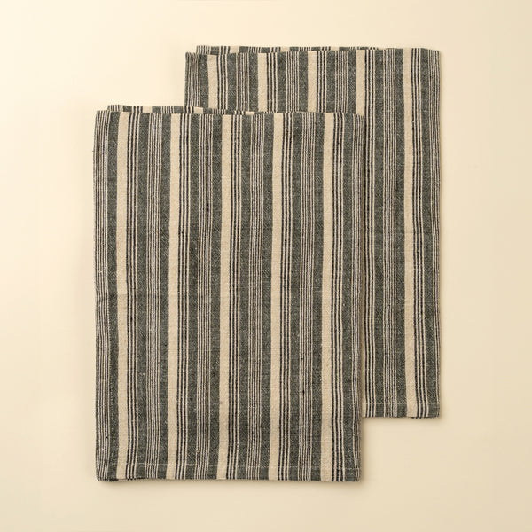 Emory Stripe Tea Towels S/2, Set of 2