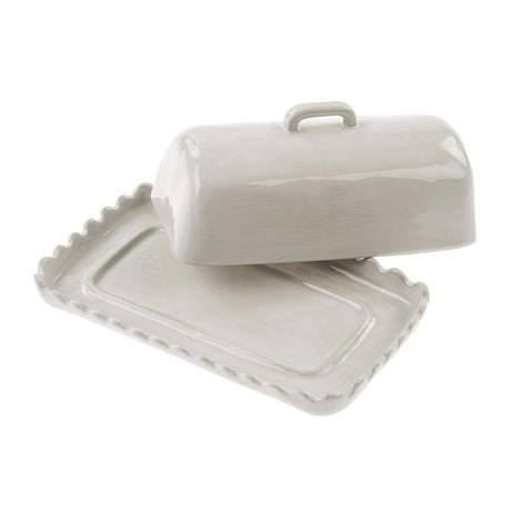 Scalloped Butter Dish, Set of 2 from Mercana - Luna Furniture