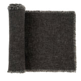 Selena Linen Table Runner Dark Grey - 108"L, Set of 2 from Mercana - Luna Furniture