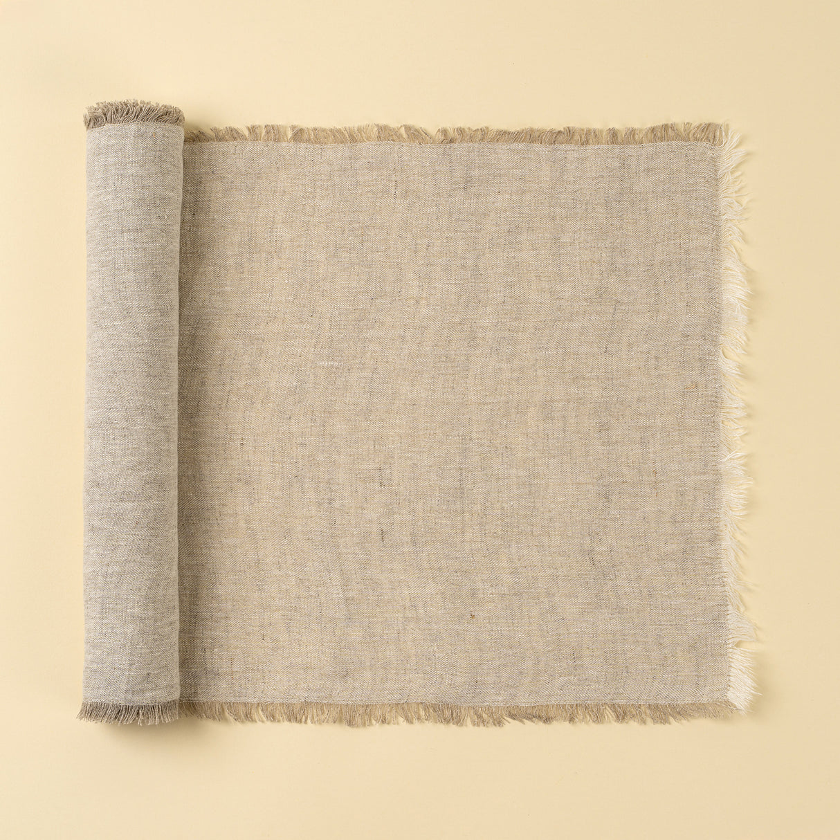 Lina Linen Runner, Chambray, Set of 2 from Mercana - Luna Furniture