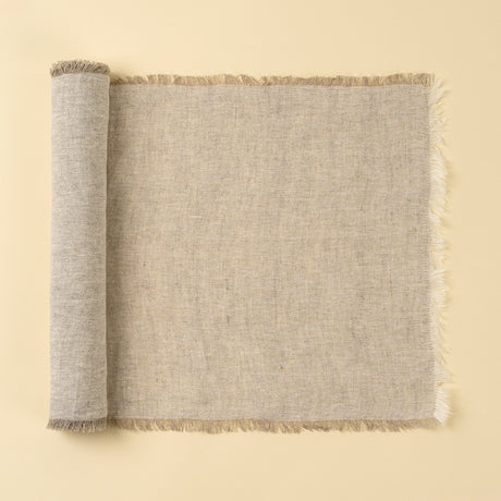 Lina Linen Runner, Chambray, Set of 2 from Mercana - Luna Furniture