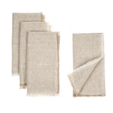 Lina Linen Napkins S/4 Chambray from Mercana - Luna Furniture