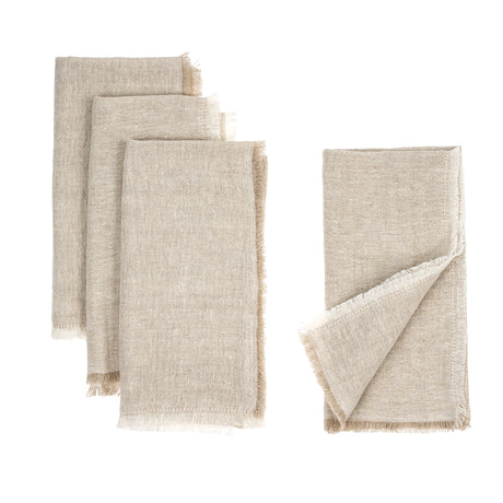 Lina Linen Napkins S/4 Chambray from Mercana - Luna Furniture
