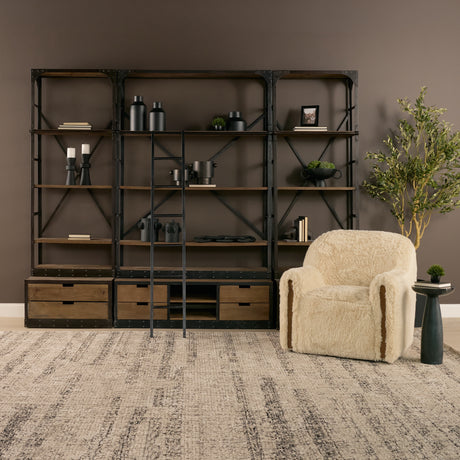 Juno 6.5H Medium Black Iron Vase from Mercana - Luna Furniture