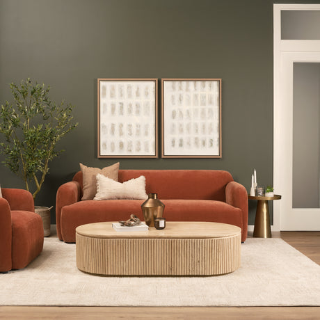 Roland Satin Brass Cast Aluminum Metal Accent Table from Mercana - Luna Furniture