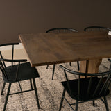 Rooke 84" Solid Wood Extendable Rectangular Dining Table from Mercana - Luna Furniture