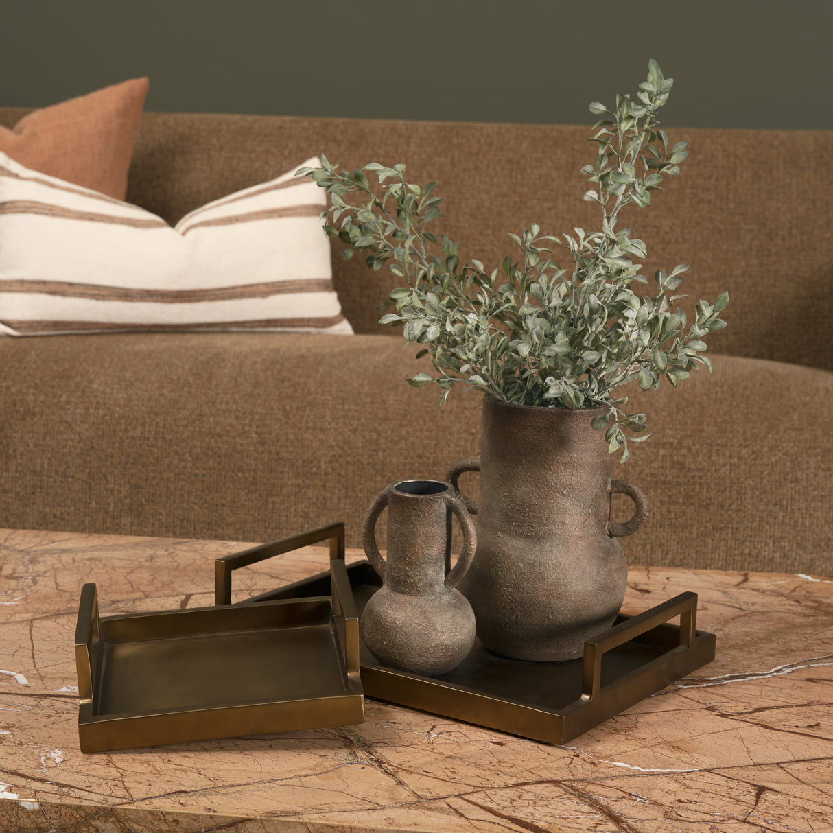 Shay Aluminium Tray - Small from Mercana - Luna Furniture