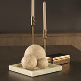 Stratus Gray Marble Square Decorative Tray from Mercana - Luna Furniture