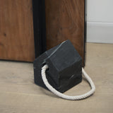 Raena Black Marble House Door Stopper from Mercana - Luna Furniture