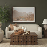 Thala Medium Brown Round Wicker Tray (Set of 2) from Mercana - Luna Furniture