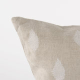 Enya 18x18 Beige and Cream Fabric Patterned Pillow Cover w/Down Filler, Set of 2 from Mercana - Luna Furniture