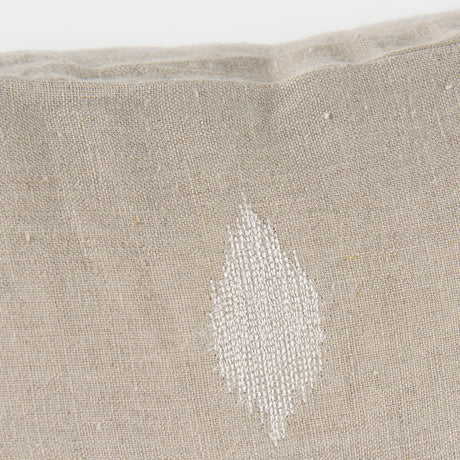 Enya 18x18 Beige and Cream Fabric Patterned Pillow Cover w/Down Filler, Set of 2 from Mercana - Luna Furniture