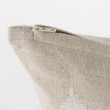 Enya 18x18 Beige and Cream Fabric Patterned Pillow Cover w/Down Filler, Set of 2 from Mercana - Luna Furniture