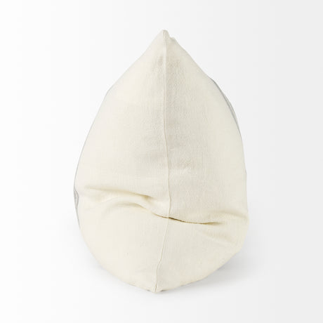 Patrice 22x22 Cream With Gray Stripes Pillow Cover w/Filler, Set of 2 from Mercana - Luna Furniture