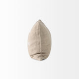 Lacey 13x21 Beige/White Decorative Pillow Cover w/Down Filler, Set of 2 from Mercana - Luna Furniture