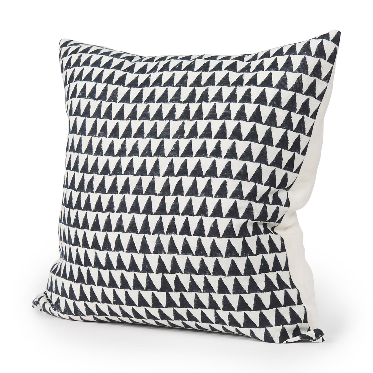 Jolie 22x22 Cream w/ Black Print Linen Square Pillow Cover w/Filler, Set of 2 from Mercana - Luna Furniture