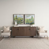 Jace 22x22 Cream/Beige Stripe Linen-Cotton Square Pillow Cover w/Down Filler, Set of 2 from Mercana - Luna Furniture