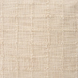 Jacory 22x22 Cream Checker Textured Decorative Square Pillow Cover w/Down Filler, Set of 2 from Mercana - Luna Furniture