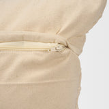 Jacory 22x22 Cream Checker Textured Decorative Square Pillow Cover w/Down Filler, Set of 2 from Mercana - Luna Furniture