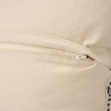 Jaela 14x26 Beige and Black Striped Lumbar Pillow Cover w/Down Filler, Set of 2 from Mercana - Luna Furniture