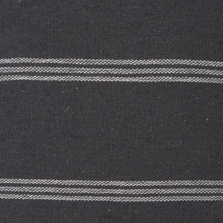 Jayme 14x26 Gray/White Striped Cotton Lumbar Pillow Cover w/Filler, Set of 2 from Mercana - Luna Furniture
