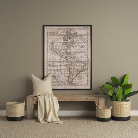 Jaxon 22x22 Beige/Black Striped Cotton-Linen Square Pillow Cover w/Down Filler, Set of 2 from Mercana - Luna Furniture
